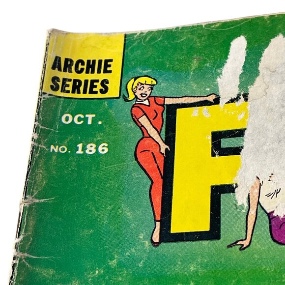Archie Series Pep #186 October 1965 Comic Book Classic Cover Wear Bagged Boarded - Picture 2 of 9